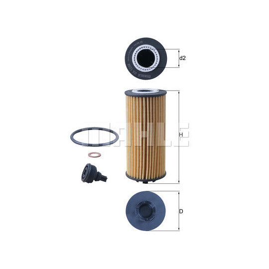 OX 1238D Oil Filter