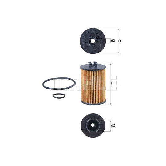 OX 382D Oil Filter