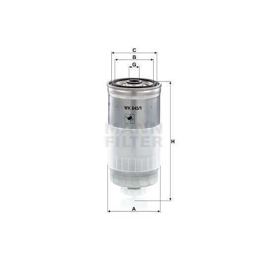 WK 845/1 Fuel filter