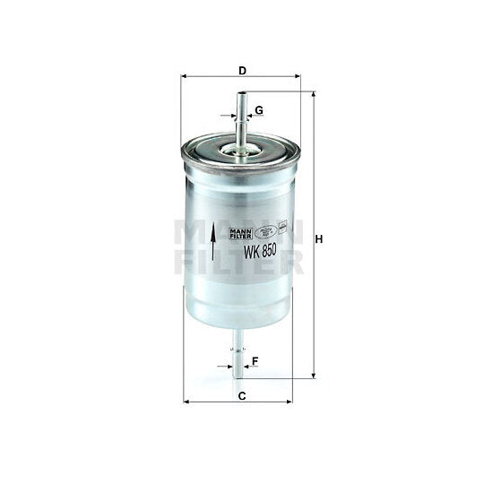 WK 850 Fuel filter