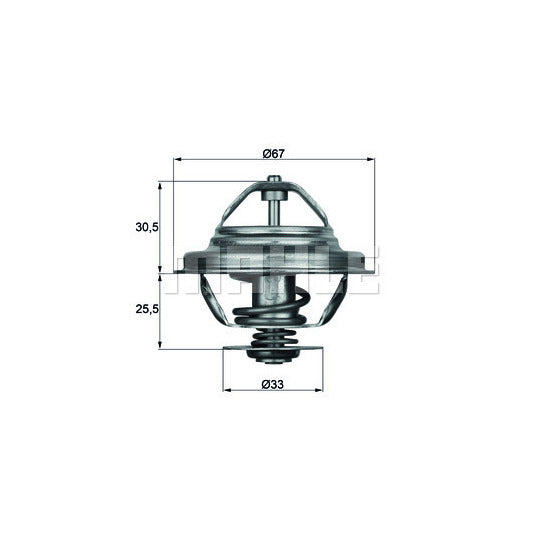 TX 27 71D Thermostat, coolant