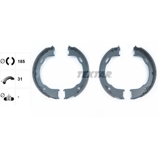 91073600 Brake Shoe Set, parking brake