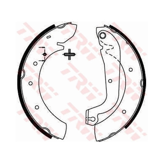 GS8207 Brake Shoe Set