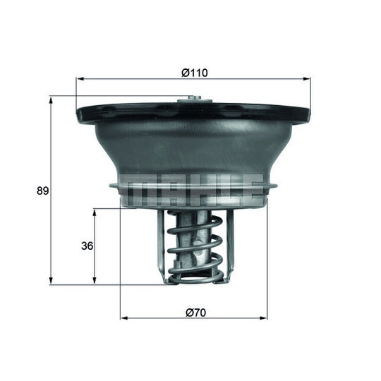 THD 3 76 Thermostat, coolant