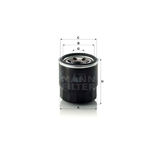 W 7023 Oil filter