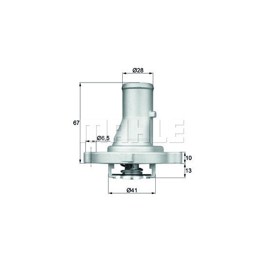 TI 68 87D Thermostat, coolant