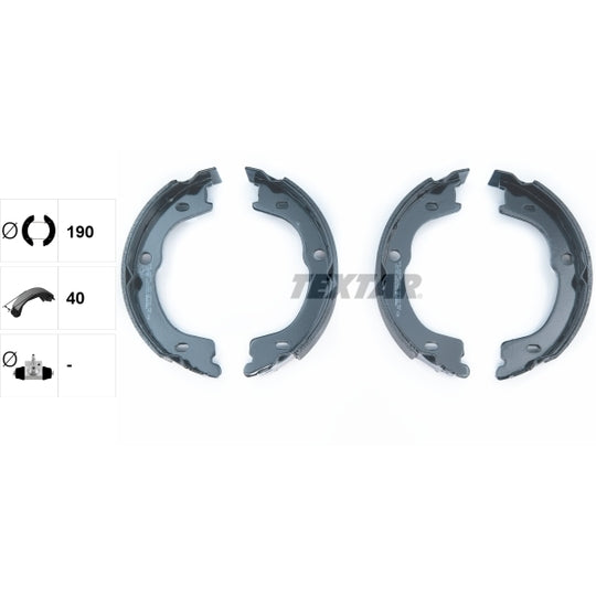 91075300 Brake Shoe Set, parking brake