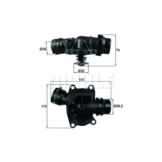 TI 233 88 Thermostat, coolant