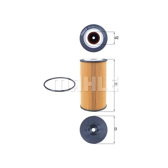 OX 358D Oil Filter