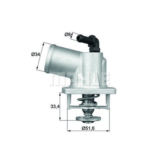 TI 54 92D Thermostat, coolant