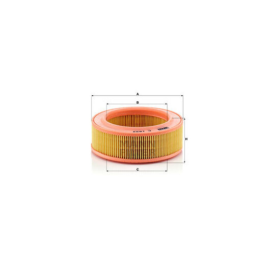 C 1833 Air filter