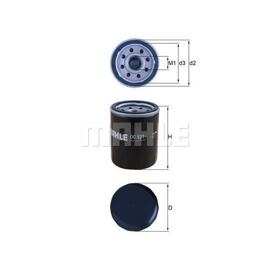 OC 521 Oil Filter