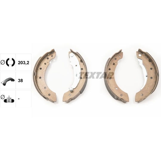 91048000 Brake Shoe Set