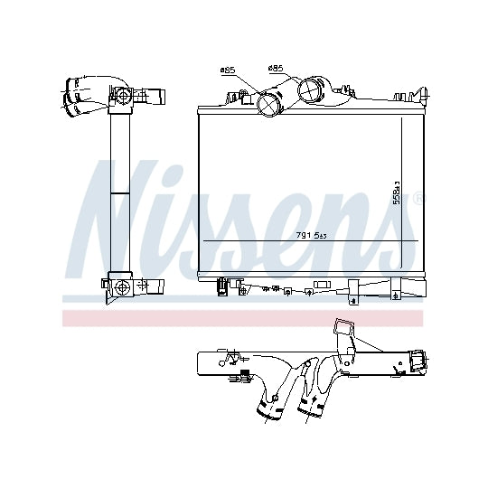 97038 Intercooler, charger