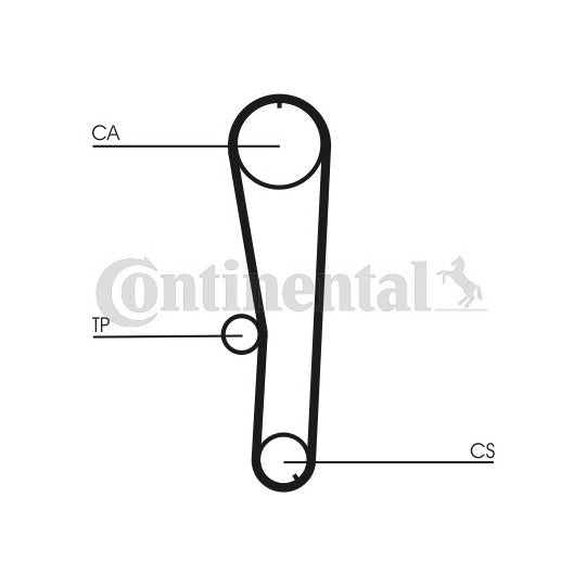CT1072 Timing Belt