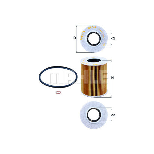 OX 369D Oil Filter