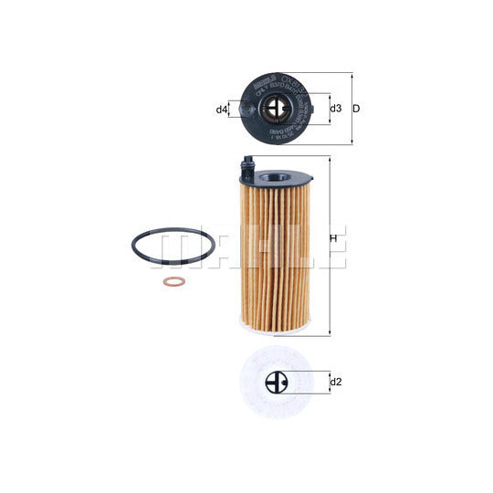 OX 813/2D Oil filter