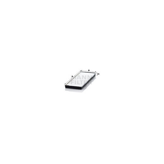 CU 37 001 Filter, interior air