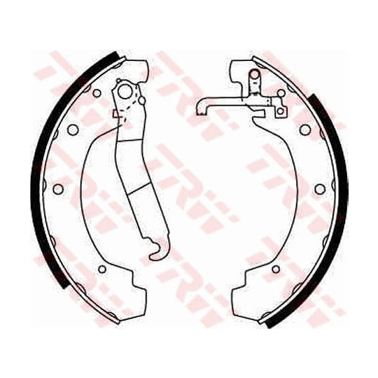 GS8151 Brake Shoe Set