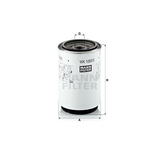 WK 1060/5 x Fuel filter