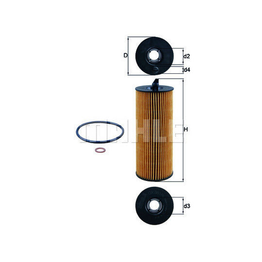OX 361/4D Oil filter