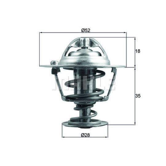 TX 184 78D Thermostat, coolant