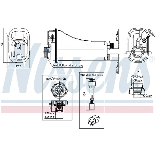 996290 Expansion Tank, coolant