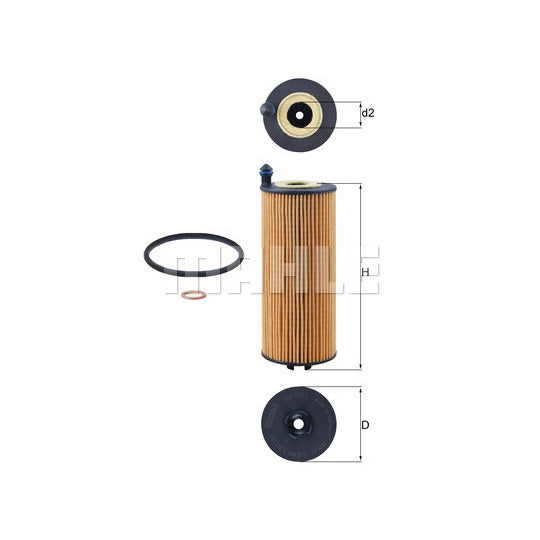 OX 1302D Oil Filter