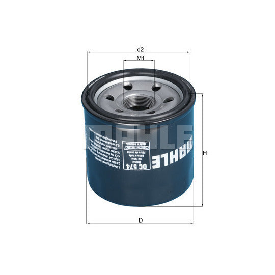 OC 574 Oil Filter