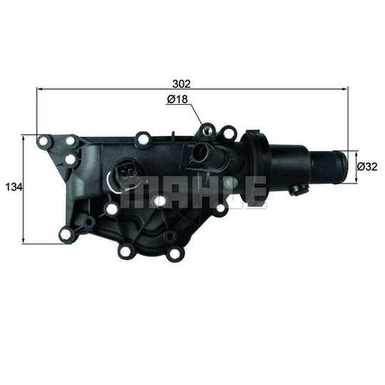 TH 60 89 Thermostat, coolant