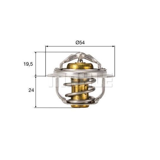 TX 212 82D Thermostat, coolant