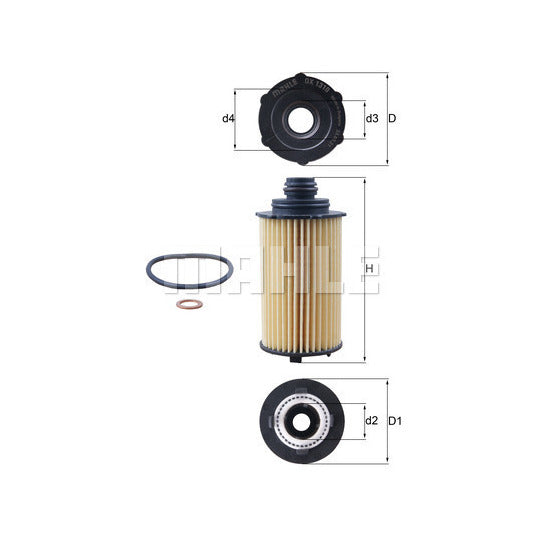 OX 1310D Oil Filter