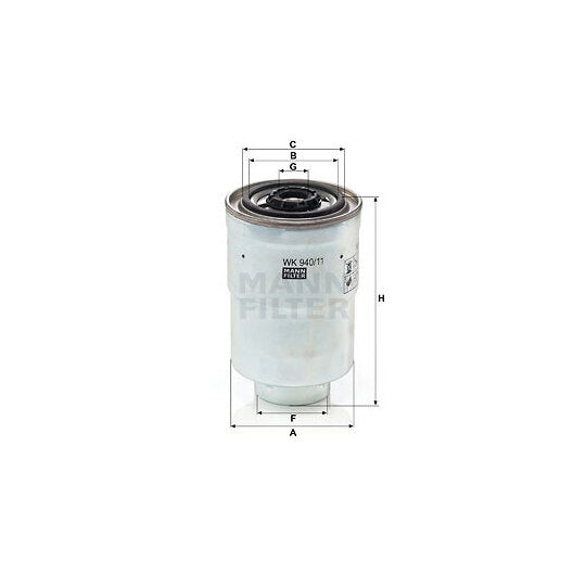 WK 940/11 x Fuel filter
