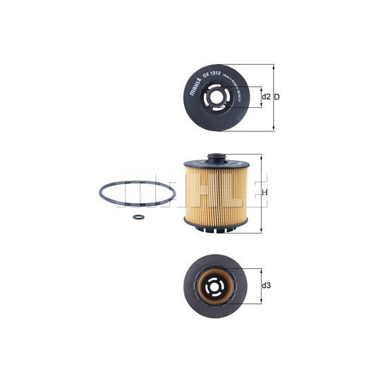 OX 1312D Oil Filter