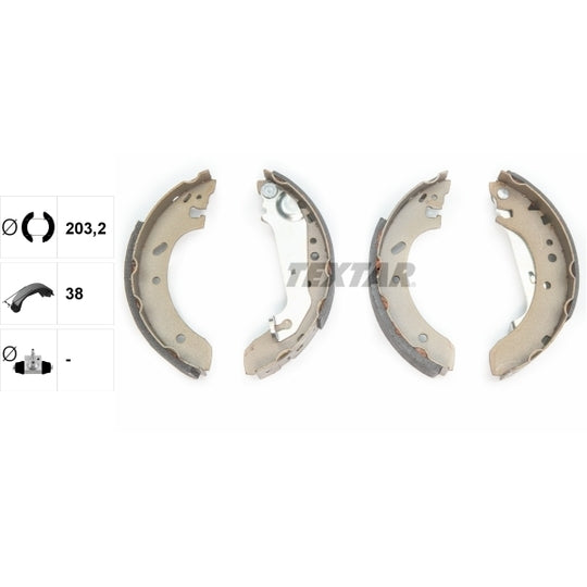 91048900 Brake Shoe Set