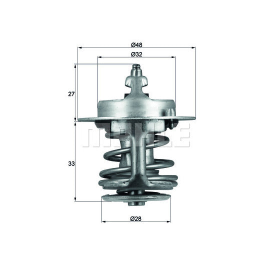 TX 63 83 Thermostat, coolant