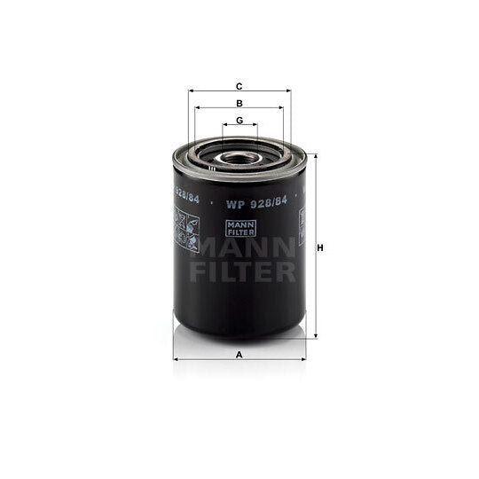 WP 928/84 Oil filter