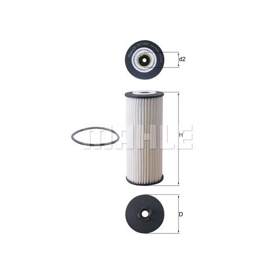 OX 1236D Oil Filter