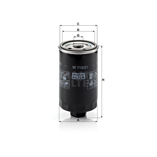 W 719/21 Oil filter
