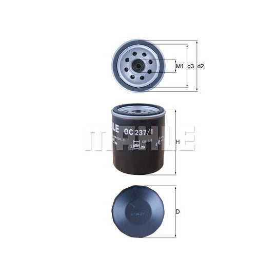 OC 237/1 Oil Filter