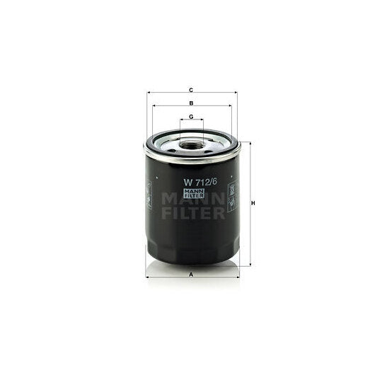 W 712/6 Oil filter