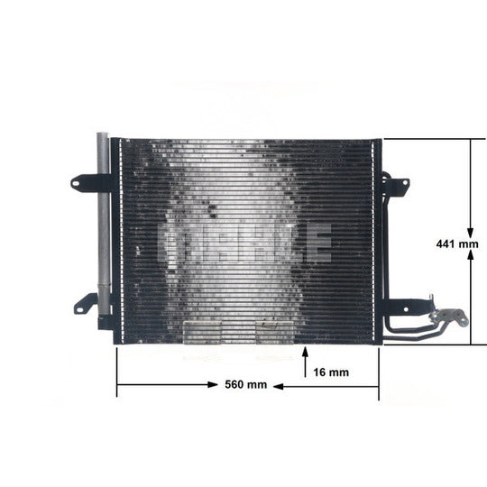 AC 325 000S Condenser, air conditioning