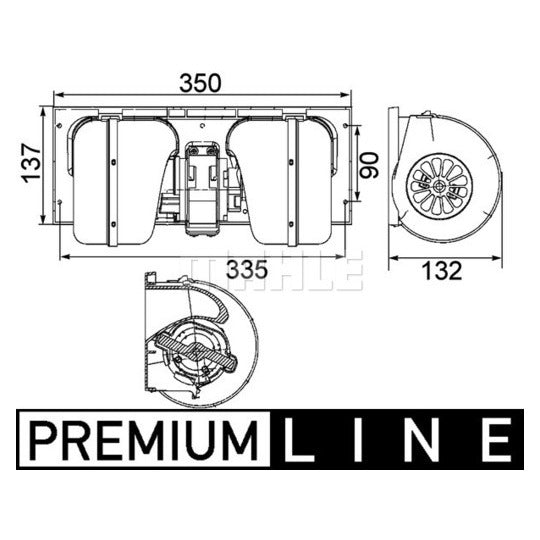 AB 85 000P Interior Blower