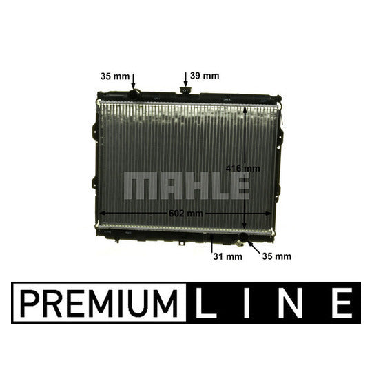 CR 1319 000P Radiator, engine cooling