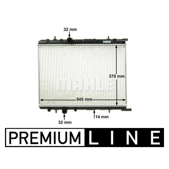 CR 515 000P Radiator, engine cooling