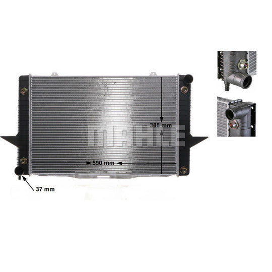 CR 764 000S Radiator, engine cooling