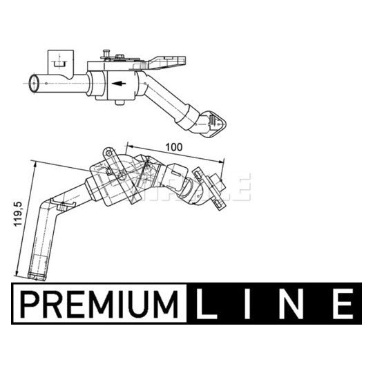 CV 8 000P Control Valve, coolant
