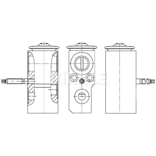 AVE 83 000P Expansion Valve, air conditioning
