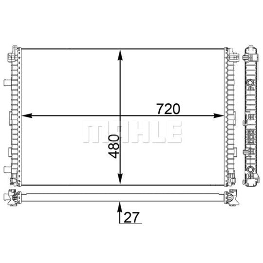 CIR 24 000P Low Temperature Cooler, intercooler