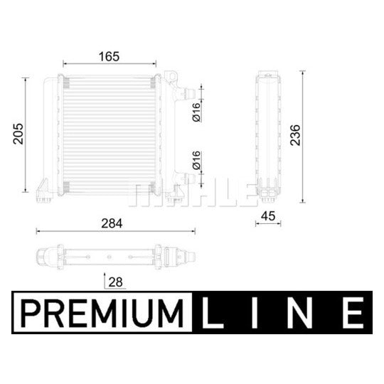 CR 2596 000P Radiator, engine cooling